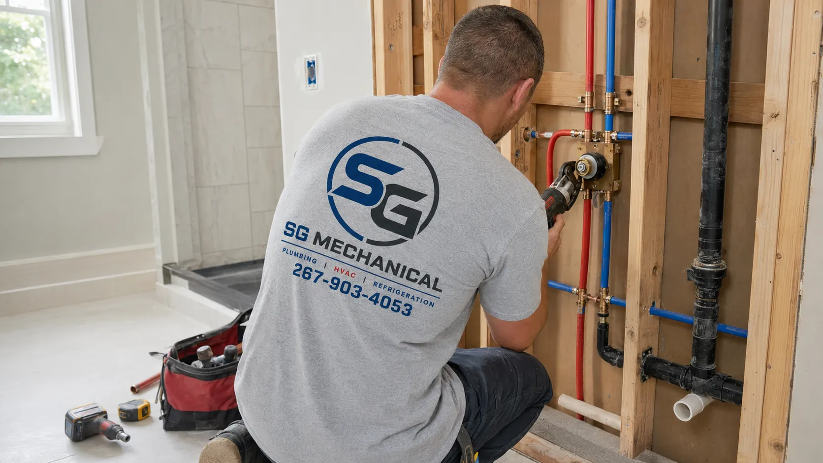 sg_mechanical_working_on_bathroom_remodel